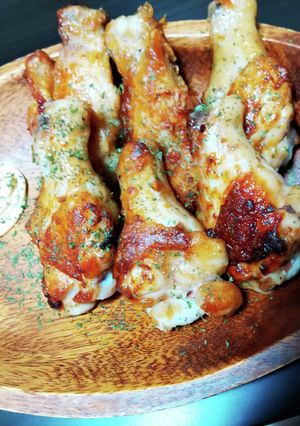 手羽元のにんにくカリカリ揚げ-レシピのメイン写真