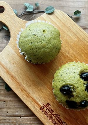 mホットケーキミックスDE緑茶蒸しパン-レシピのメイン写真