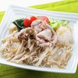 キノコの冷しゃぶそうめん