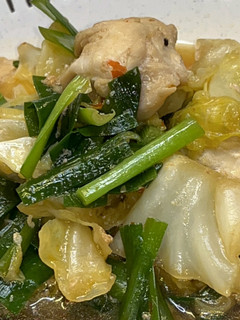 鶏肉とキャベツのピリ辛蒸し-レシピのメイン写真