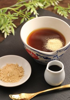 簡単！コーヒーゼリー　和風黒みつきなこ-レシピのメイン写真