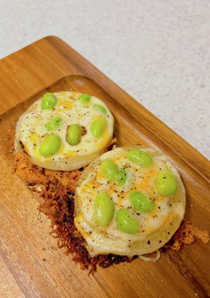 玉ねぎの枝豆チーズ焼き-レシピのメイン写真