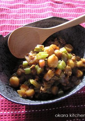 八尾発♪お豆さんと若ごぼうのキーマカレー-レシピのメイン写真