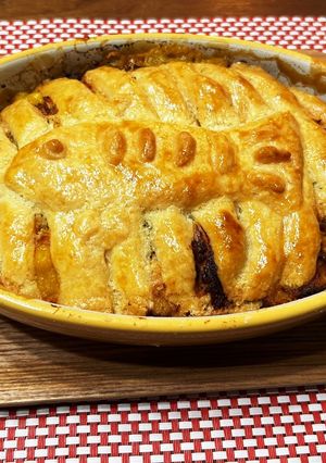 米粉パイで ニシンとかぼちゃの包み焼き風-レシピのメイン写真
