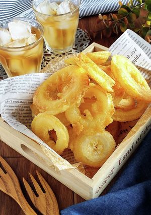 カリカリ☆新玉ねぎのオニオンリング。-レシピのメイン写真