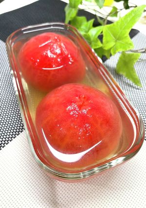 夏に冷たーい簡単低カロリートマト煮★-レシピのメイン写真