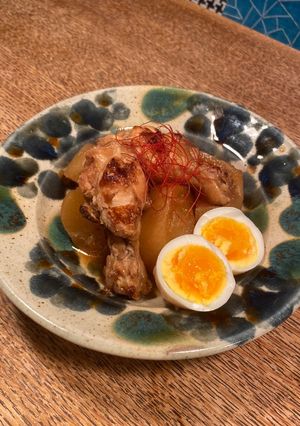 もろみでやわらか　手羽元と大根の煮物-レシピのメイン写真