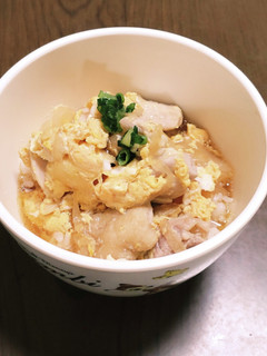 我が家の簡単親子丼-レシピのメイン写真