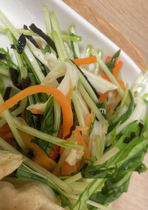 水菜と人参のサラダ-レシピのメイン写真