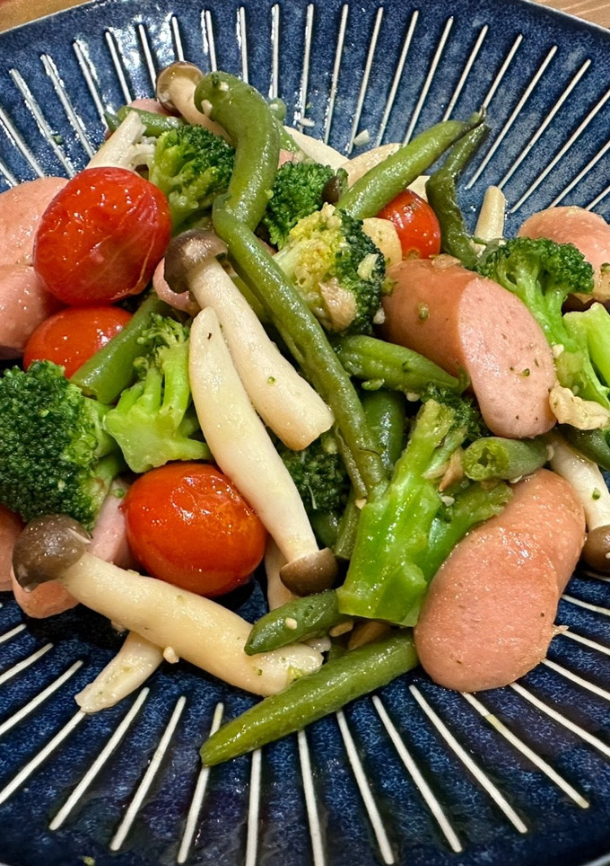 あったものでアヒージョ風野菜炒め-レシピのメイン写真