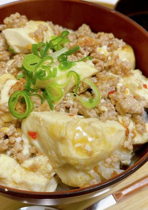 包丁いらずの麻婆豆腐丼-レシピのメイン写真