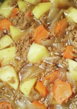 ミンチで肉じゃが-レシピのメイン写真