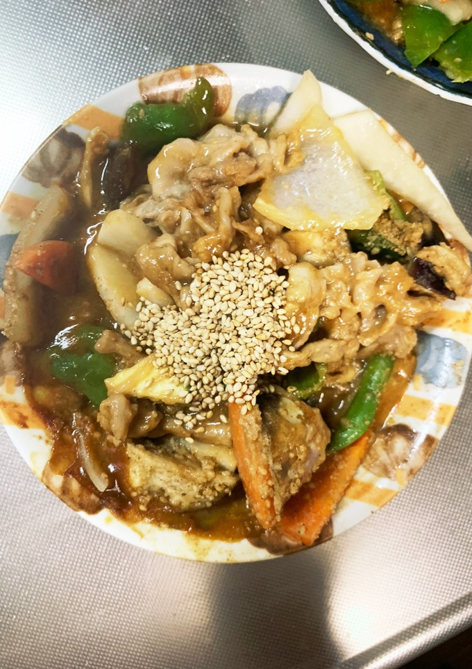 簡単洋風オイきな粉味豚こま大根青椒肉絲風-レシピのメイン写真