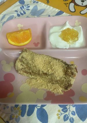 美味しく頂きま〜す食パンきな粉揚げパン-レシピのメイン写真