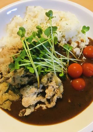 レトルト●豚肉さっと炒めのポークカレー-レシピのメイン写真
