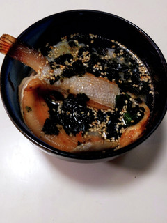 鮭ハラスの梅昆布茶漬け-レシピのメイン写真