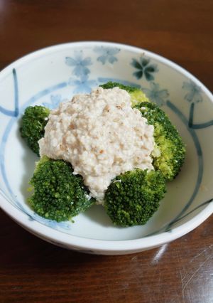 ブロッコリーの豆腐クリーム乗せ-レシピのメイン写真