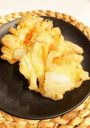 玉ねぎと人参のかき揚げ-レシピのメイン写真