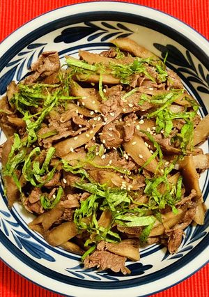 牛肉とごぼうのしぐれ煮-レシピのメイン写真