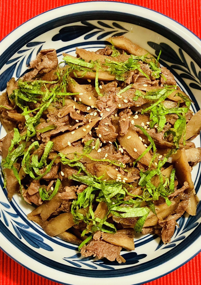 牛肉とごぼうのしぐれ煮-レシピのメイン写真