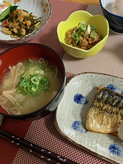 塩さばde和定食♪-レシピのメイン写真