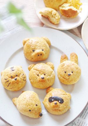 材料3つ☆ホケミで簡単どうぶつスコーン-レシピのメイン写真