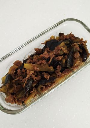 なすと牛肉のバターきんぴら炒め-レシピのメイン写真