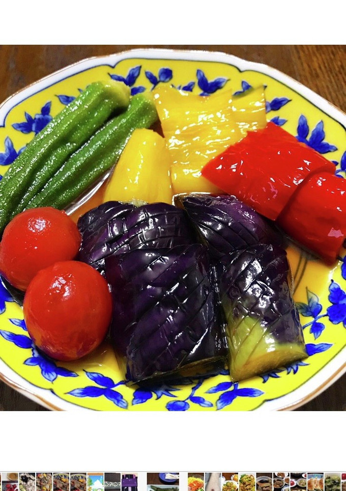 夏野菜の揚げびたし♪-レシピのメイン写真