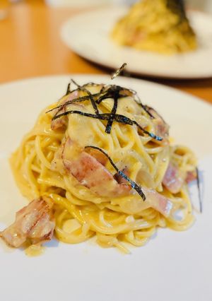 だし醤油の和風カルボナーラ-レシピのメイン写真