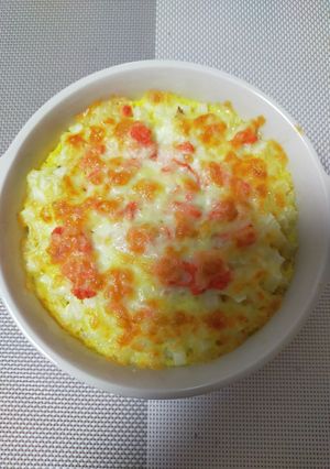 山芋めんたいチーズ-レシピのメイン写真