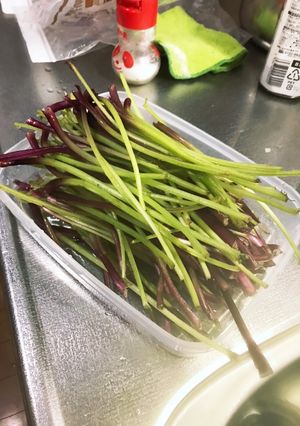 うちご飯3 山蕗の処理-レシピのメイン写真