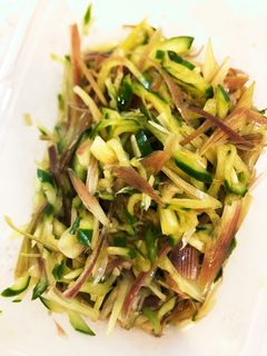みょうがときゅうりの和え物-レシピのメイン写真