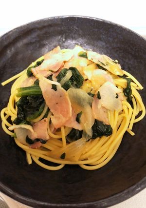 栄養たっぷり!和風バター醤油パスタ-レシピのメイン写真