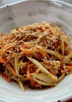 じぃじが作る美味しいきんぴらごぼう-レシピのメイン写真