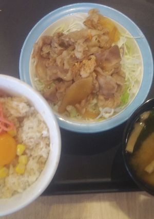 牛めしランチを減塩する裏技-レシピのメイン写真