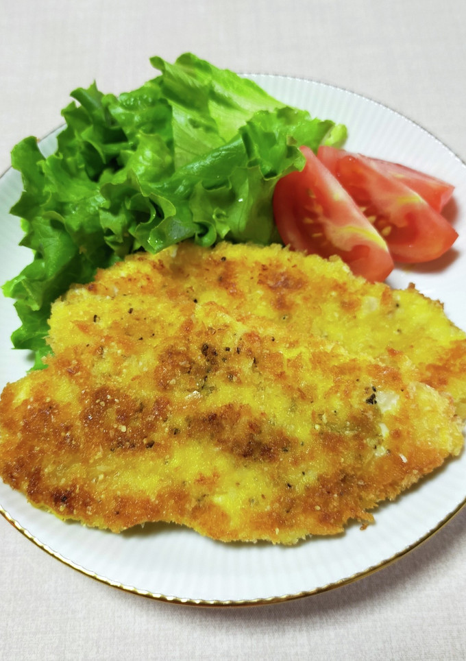 大判ささみのパン粉焼き-レシピのメイン写真