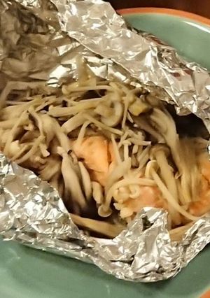 鮭ときのこのホイル焼き-レシピのメイン写真