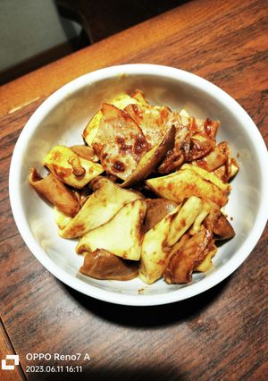 エリンギとハムのめんつゆカレー和え-レシピのメイン写真