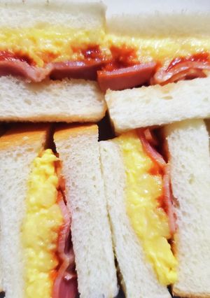 マヨなし　たまごサンド-レシピのメイン写真