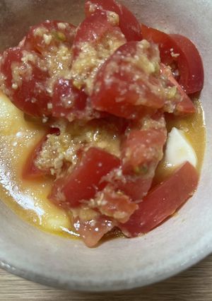 トマト味噌豆腐-レシピのメイン写真