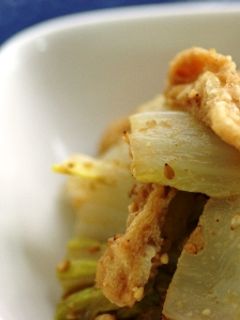 5分で。白菜とあげの胡麻和え-レシピのメイン写真