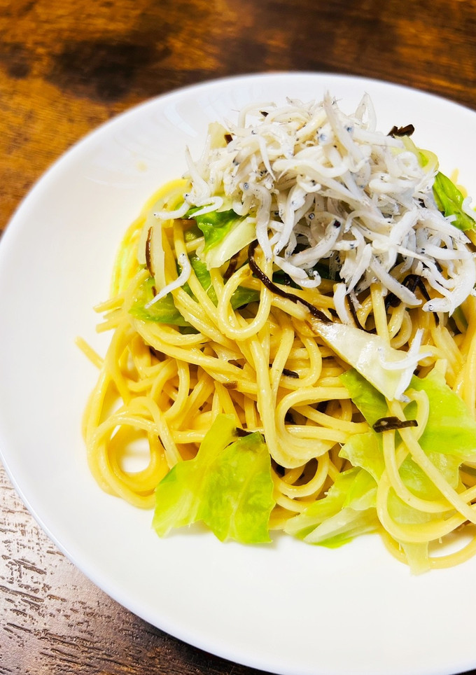 しらすとキャベツの和風パスタ-レシピのメイン写真