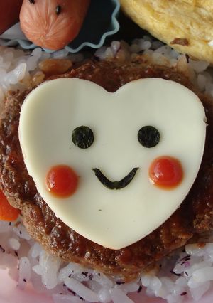お猿のハンバーグ♡お弁当にも-レシピのメイン写真