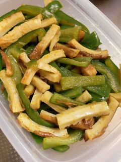 【常備菜】ちくわとピーマンのカレー炒め-レシピのメイン写真