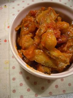 お豆と牛蒡たっぷり~鶏肉のトマト煮込み-レシピのメイン写真