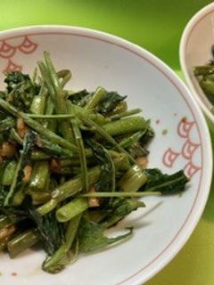 *もろみのチカラで空芯菜のニンニク炒め*-レシピのメイン写真