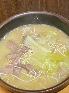 レバーとレタスでサッポロ一番塩ラーメン-レシピのメイン写真