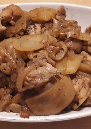 ★合わせ調味料で簡単鶏肉の炒め物-レシピのメイン写真