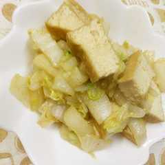 รูปของ 厚揚げと白菜のもろみのチカラ煮