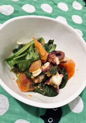 蛸とトマトとレタスの炒めもん-レシピのメイン写真